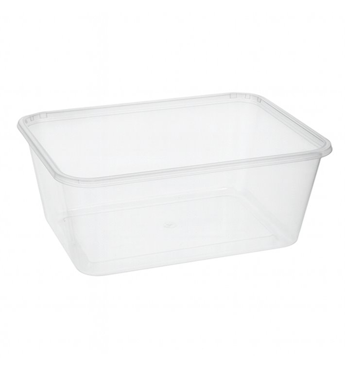 Plastová Miska Obdélníková PP Průhledná 1.000ml 17,4x11,5x8cm (25 Ks) Plastová Miska Obdélníková PP Průhledná 1.000ml 17,4x11,5x8cm (25 Ks)