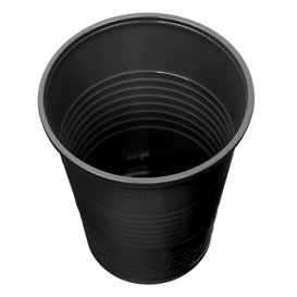 Plastové Kelímek PS Černá 200ml Ø7cm (25 Ks)