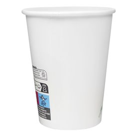 Papírový Kelímek Bílý 9Oz/280ml Ø7,7cm (1.000 Ks)