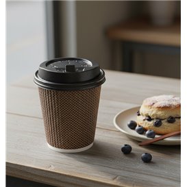 Víčko s Otvorem Plastové PS černého Ø8,0cm (1000 Ks) Víčko s Otvorem Plastové PS černého Ø8,0cm (1000 Ks)