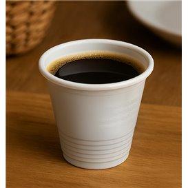 Plastové Kelímek PP Opakovaně Použitelné Bílý 80 ml (4800 Ks) Plastové Kelímek PP Opakovaně Použitelné Bílý 80 ml (4800 Ks)