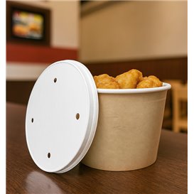 Kbelík z kraftového kartonu s víkem 1750ml (150 Ks) Kbelík z kraftového kartonu s víkem 1750ml (150 Ks)