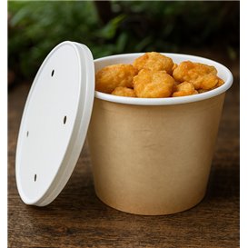 Kbelík z kraftového kartonu s víkem 1750ml (25 Ks)