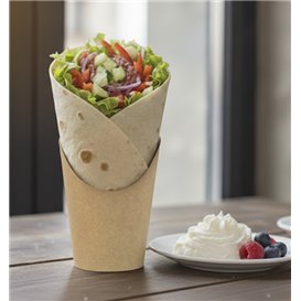 Kartonový Kelímek s Kraftovým na Smažená Ø8,1x11,5cm (1.320 Ks)