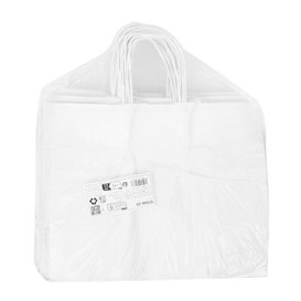 Sáčky Papír Bílá s Krouceným Uchy 80 g/m² 32+16x26cm (250 Ks.)