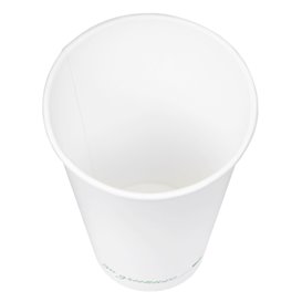 Bílý papírový kelímek "Go Green" 16Oz/540ml Ø9,0cm (1.000 Ks)