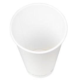 Bílý papírový kelímek "Go Green" 20Oz/600ml Ø9,0cm (1.000 Ks)