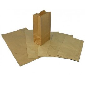 Papírové Sáčky bez Plochým Kraft 18+12x29cm (1000 Kousky)
