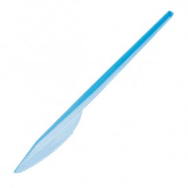Plastový Nůž PS Modrý 165 mm (15 Kousky)
