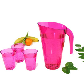 Karaf Plastové Malina Opakovaně Použitelné 1500 ml (20 Kousky)