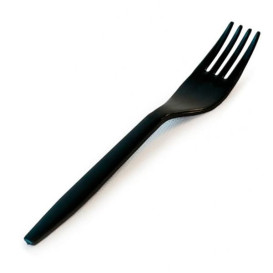 Vidlička Plastové Černá 15,0cm (400 Kousky)