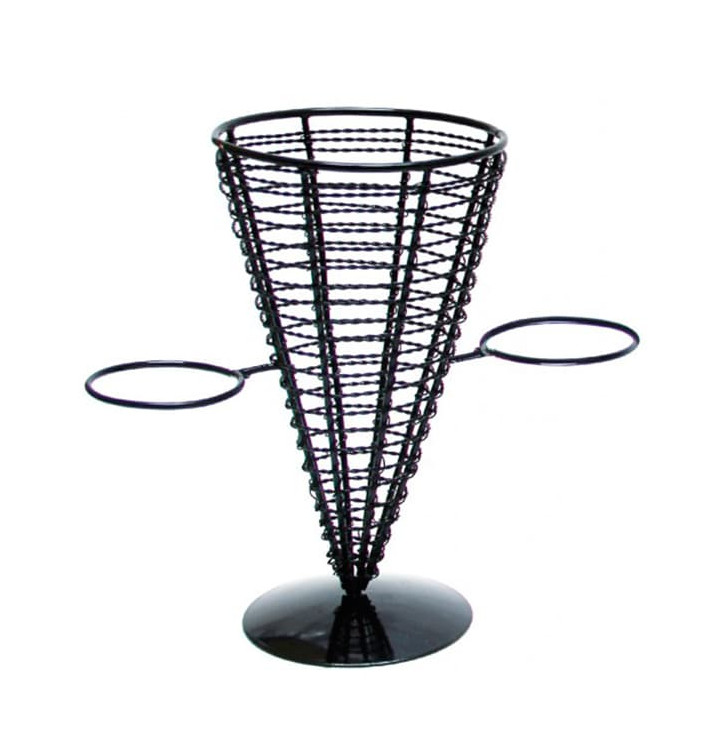 Prezentační Košík Ocel 2 Miska s Ø128x225mm Prezentační Košík Ocel 2 Miska s Ø128x225mm