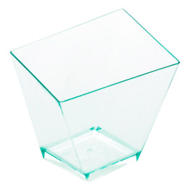 Nepravidelné Kelímek pro Ochutnávky "Water Green" 5,6x5,6cm 