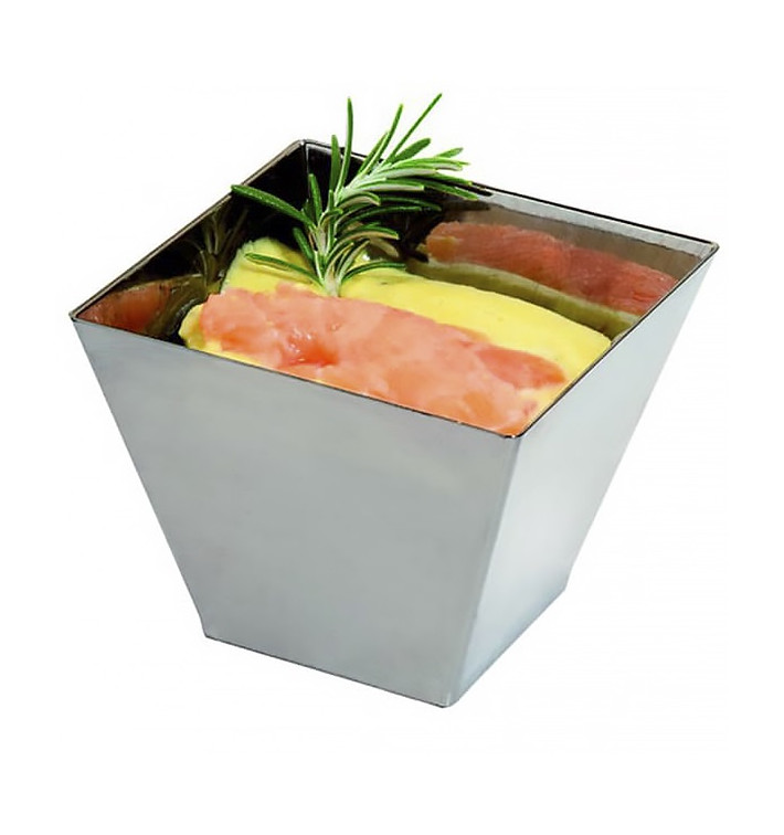 Misky pro Ochutnávky Stříbrný Málo 5x5x4,5cm Misky pro Ochutnávky Stříbrný Málo 5x5x4,5cm