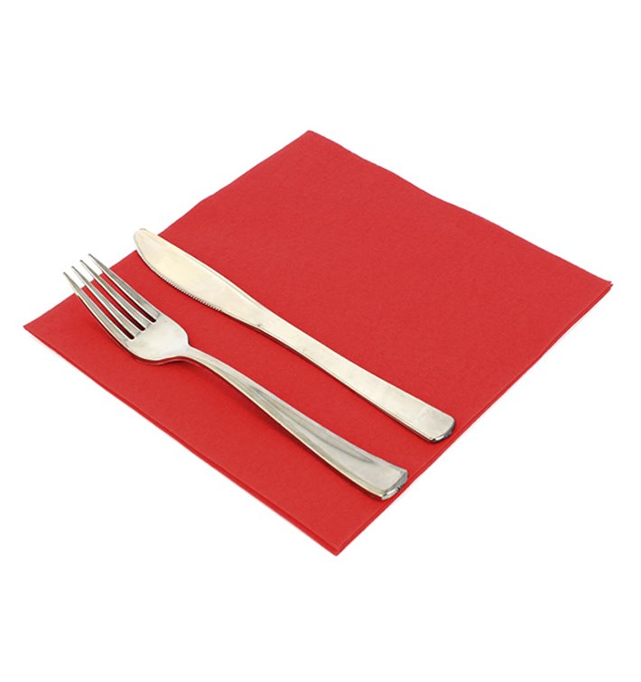 Ubrousky Airlaid Červené 40x40cm Ubrousky Airlaid Červené 40x40cm