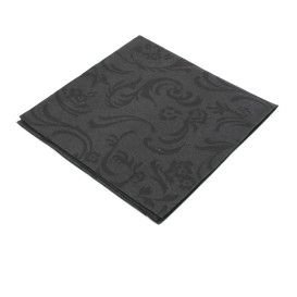 Ubrousky Damascato Airlaid Černá 40x40cm (1000 Kousky)