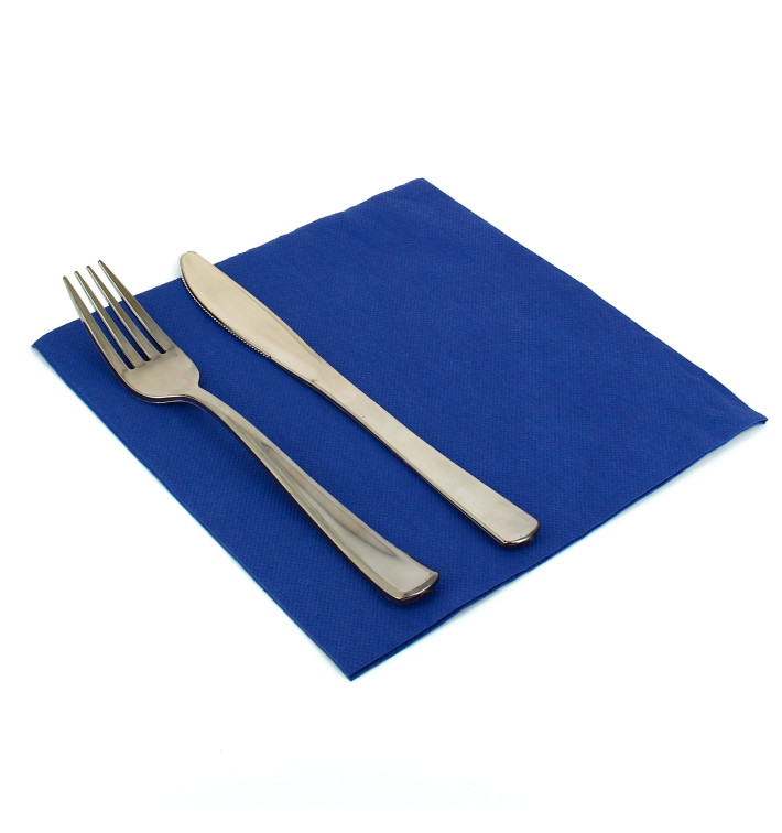Papírové Ubrousky 40x40cm Modrý 2 Vrstvé Papírové Ubrousky 40x40cm Modrý 2 Vrstvé