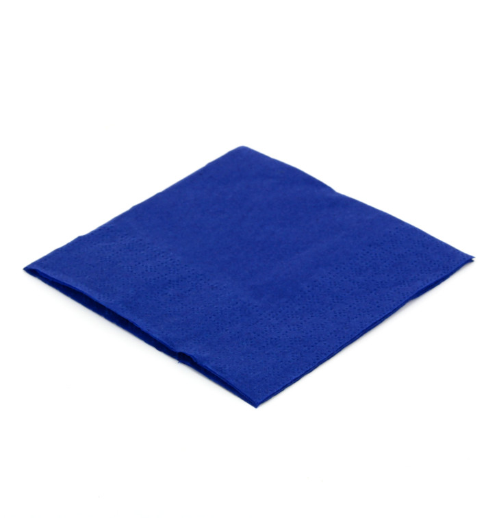 Papírové Ubrousky na Koktejl 20x20cm Modrý Papírové Ubrousky na Koktejl 20x20cm Modrý